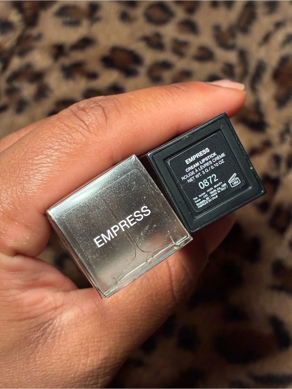 Discontinued Huda Beauty ‘Empress’ Bossy Browns Power Bullet Lipstick